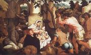 Jacopo Bassano The Adoration of the Shepherds oil painting artist